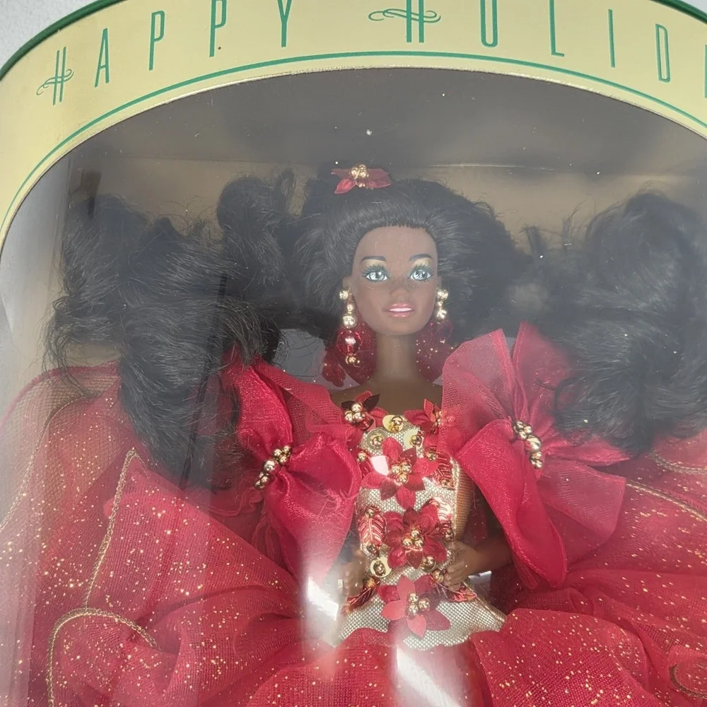 1993 Happy Holidays African American Barbie Doll Special Edition Mattel 10911